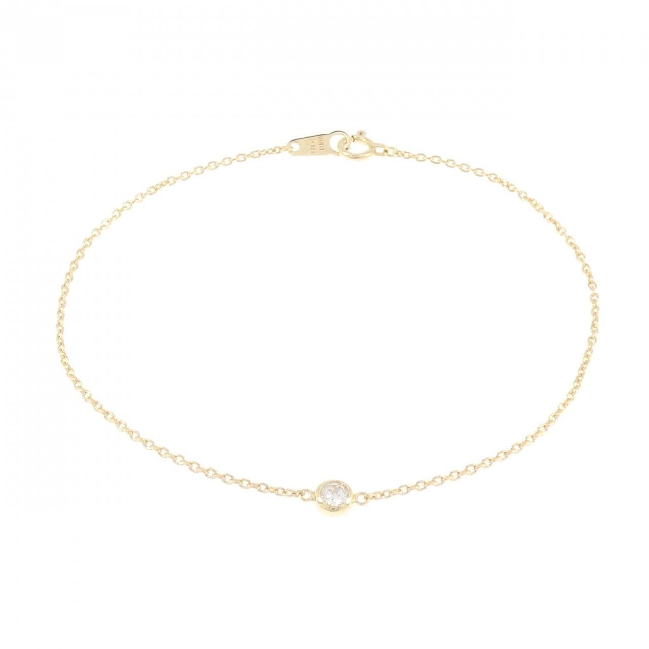 K18YG ダイヤモンド ブレスレット 0.10CT