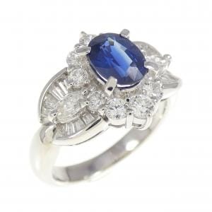 PT900 サファイヤ リング 0.86CT