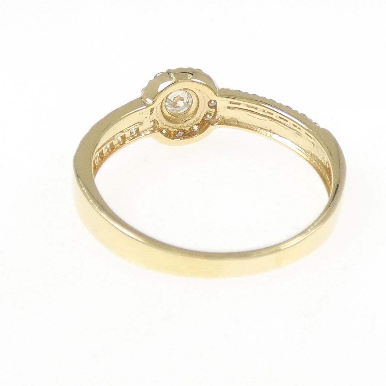 K18YG ダイヤモンド リング 0.1CT