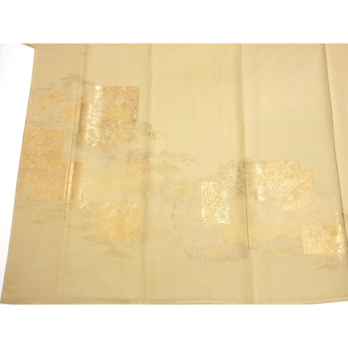【未使用品】色留袖　縫い取り