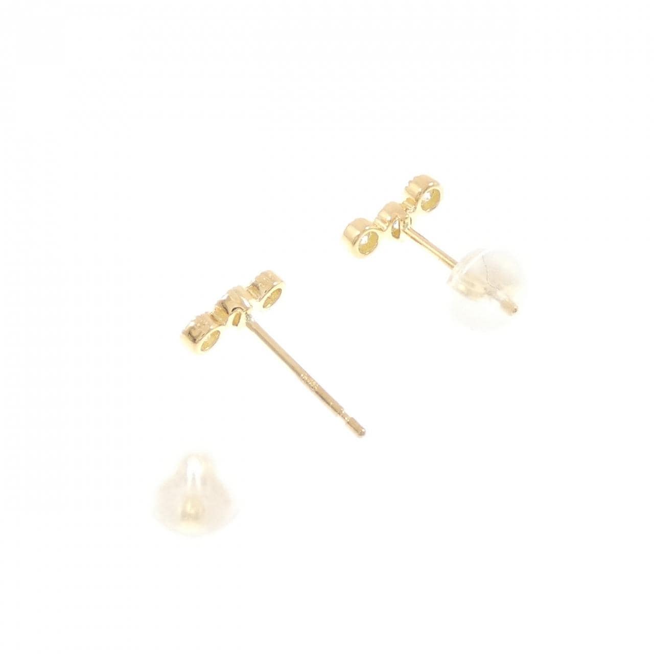 【リメイク】K18YG ダイヤモンド ピアス 0.20CT