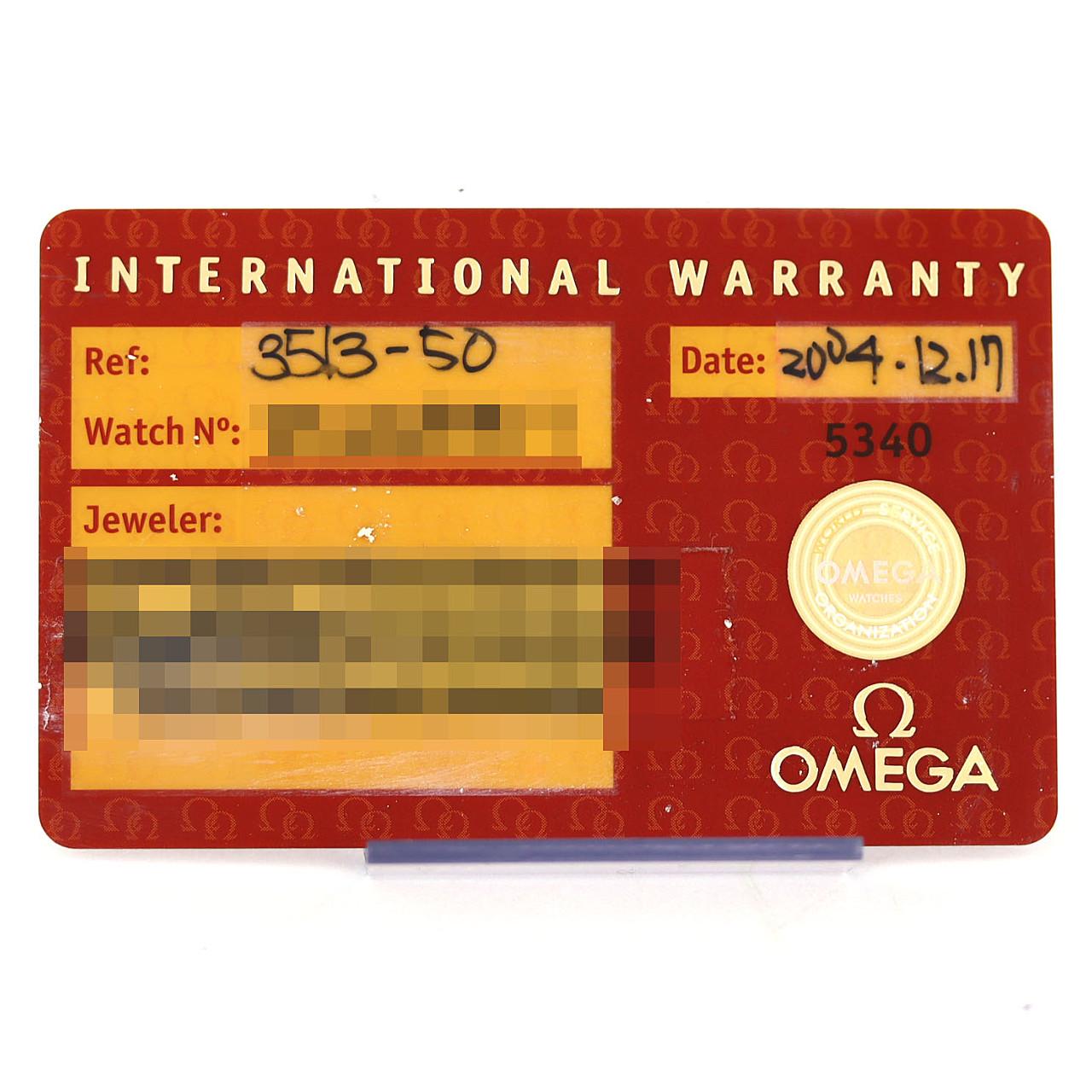 欧米茄 Speedmaster Date 3513.50 SS自动上弦