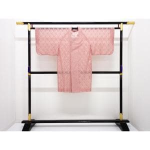 道行コート　単衣　レース　千代田衿