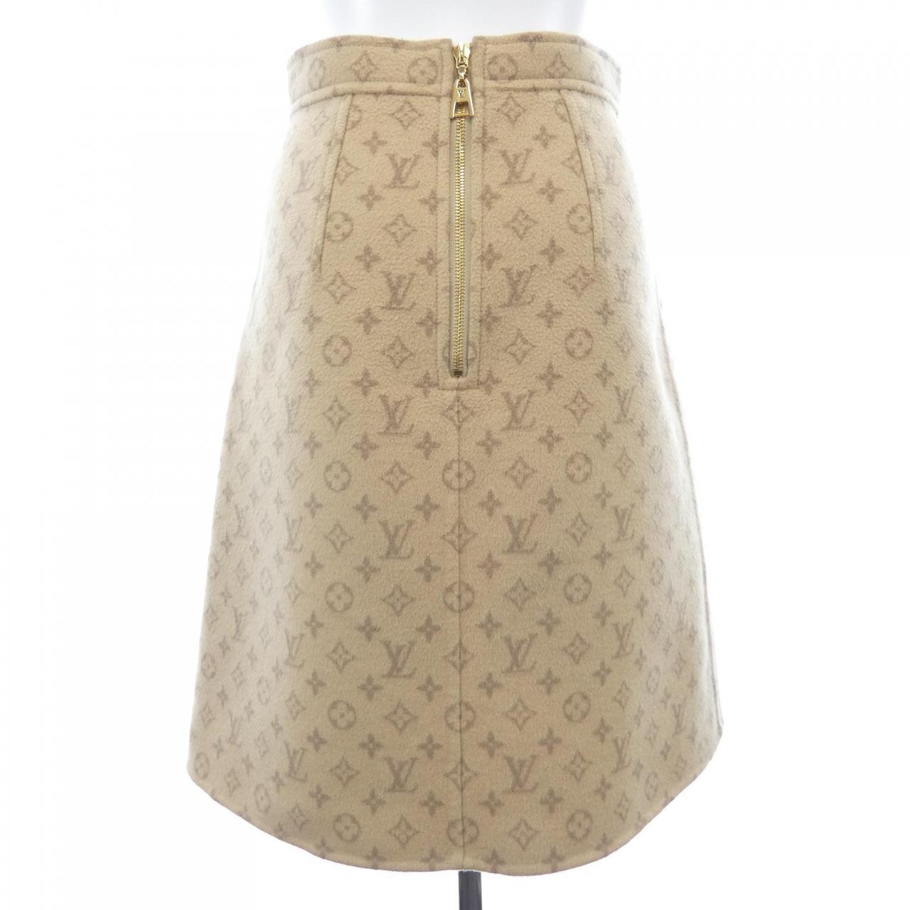 ルイヴィトン LOUIS VUITTON プレッピーダブルフェイスAラインスカート FNSK32QS3 スカート