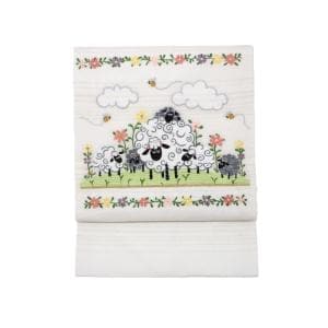 【新品】名古屋帯　刺繍加工