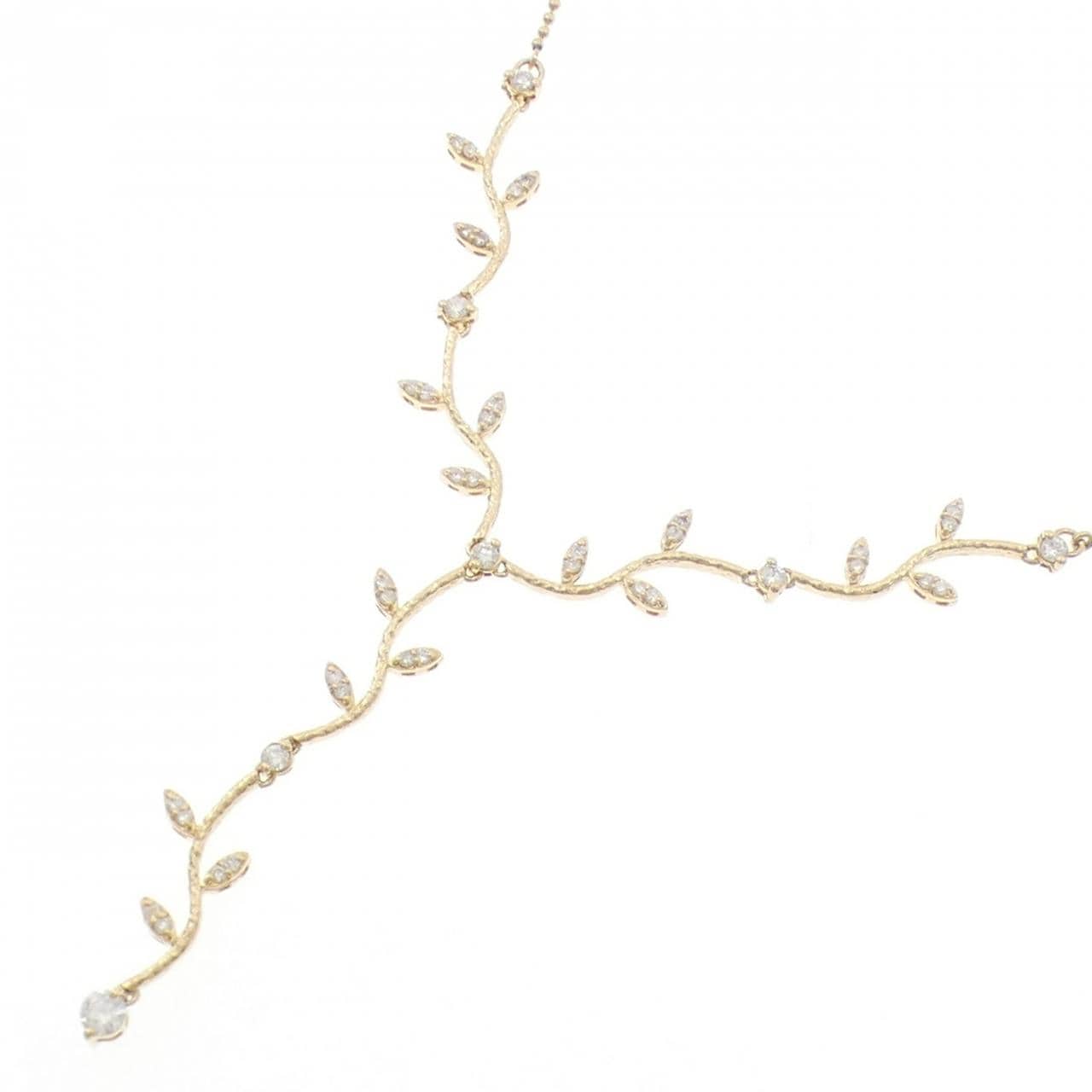 K18YG ダイヤモンド ネックレス 0.65CT