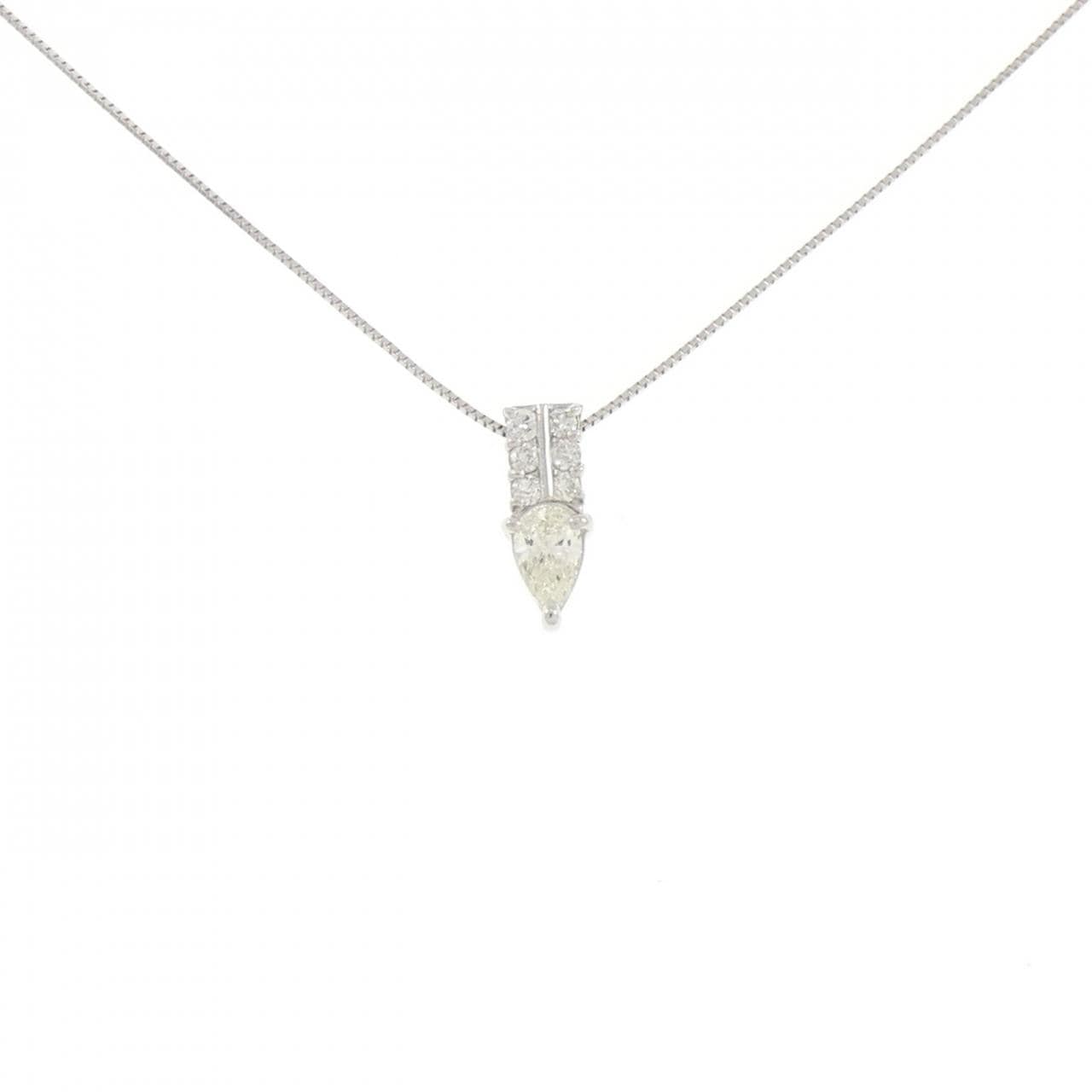 PT900/PT850 ダイヤモンド ネックレス 0.324CT