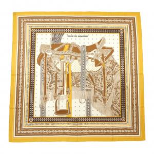 エルメス HERMES SELLE DE DIGNITAIRE BANDANA H243870S カレジェアン140 ショール