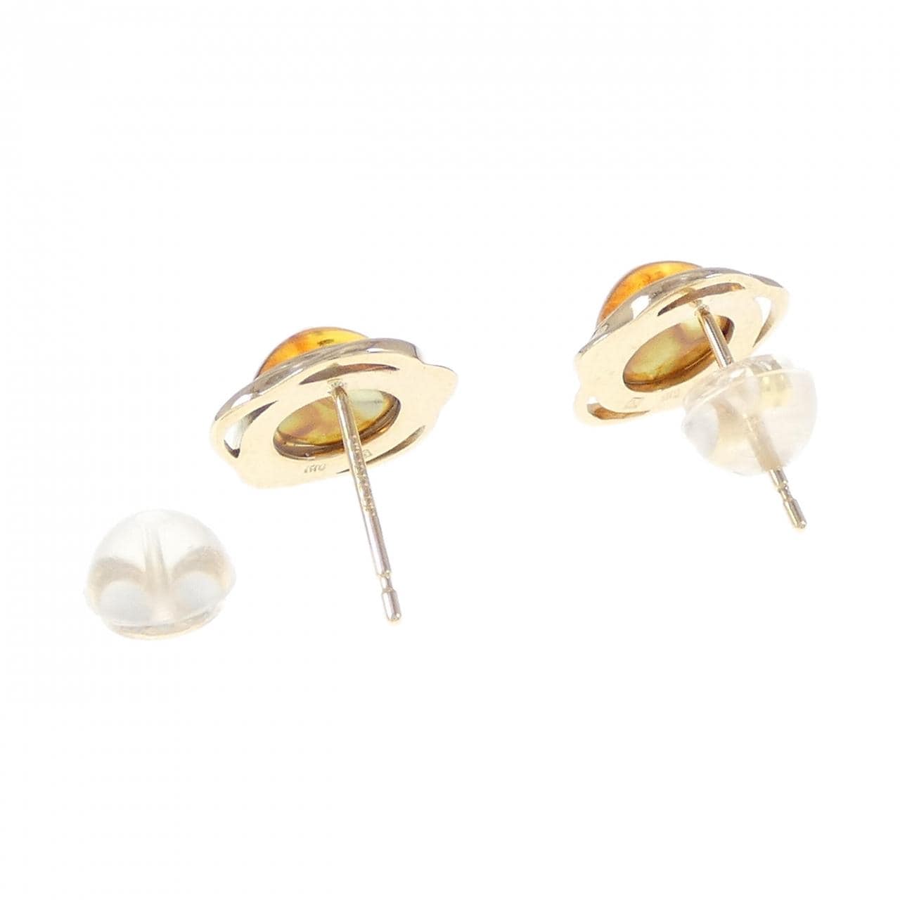 K10YG/K18YG Amber Earrings