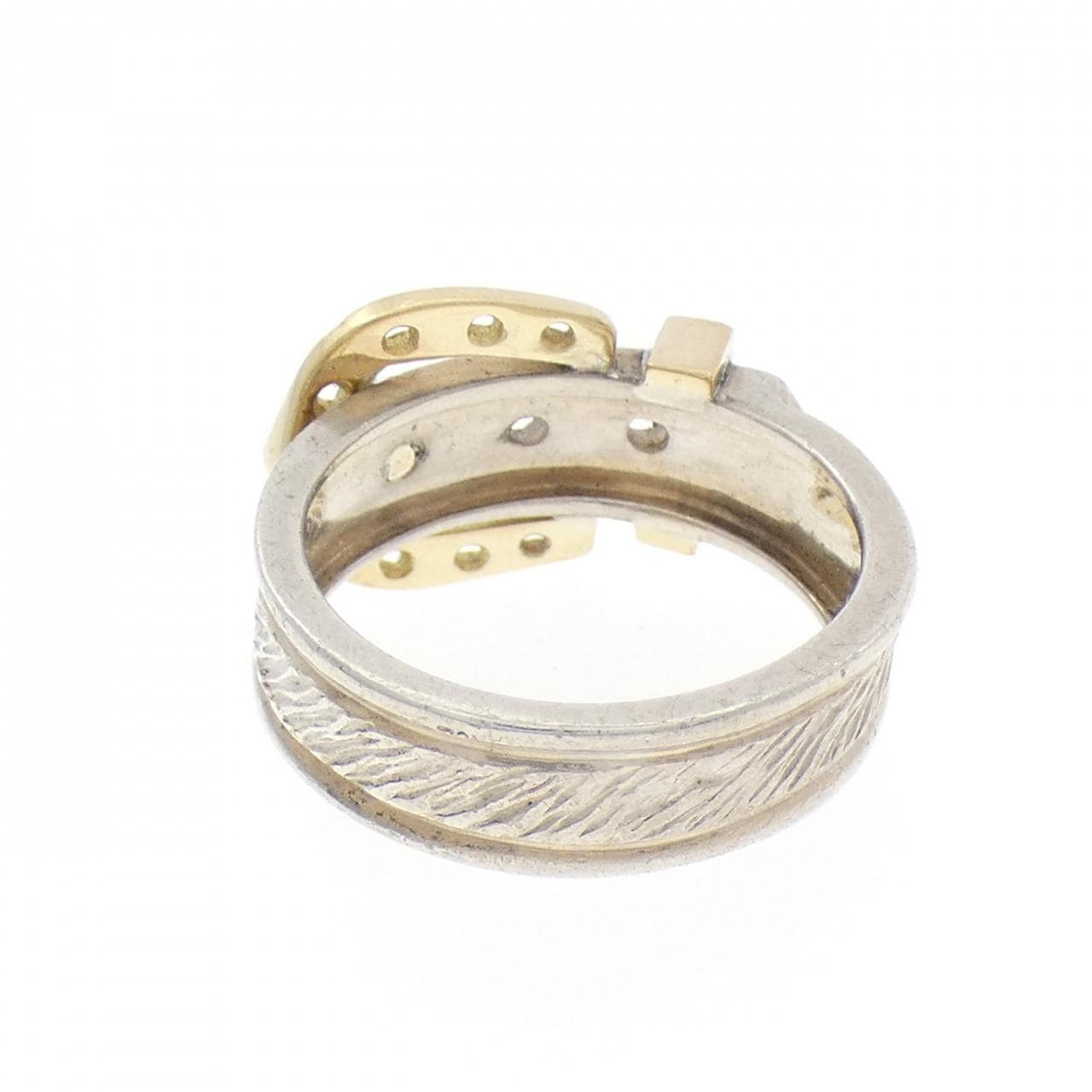 【ヴィンテージ】エルメス ホールマーク/18KYG リング