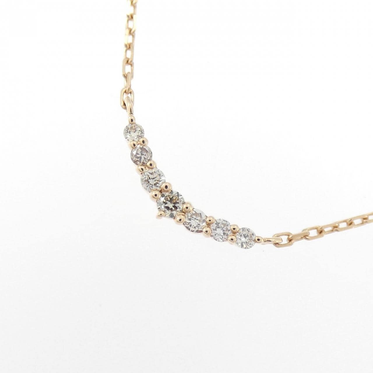 アガット ダイヤモンド ネックレス 0.05CT