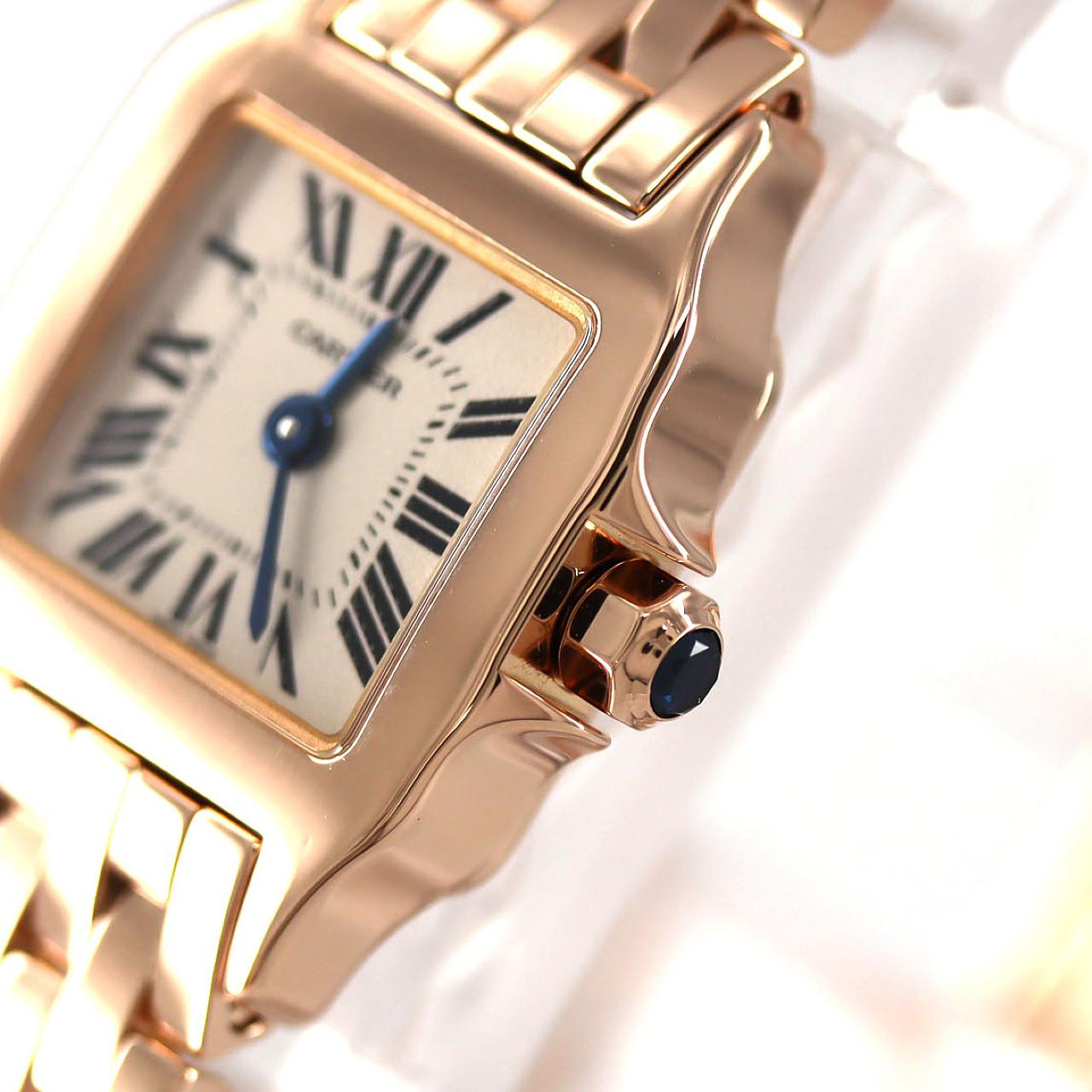 カルティエ ミニサントスドゥモワゼル PG W25077X9 PG･RG クォーツ