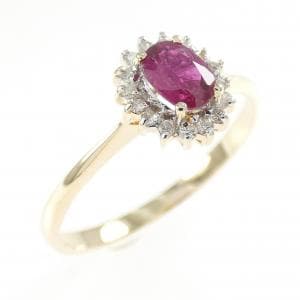 585YG/585WG ルビー リング