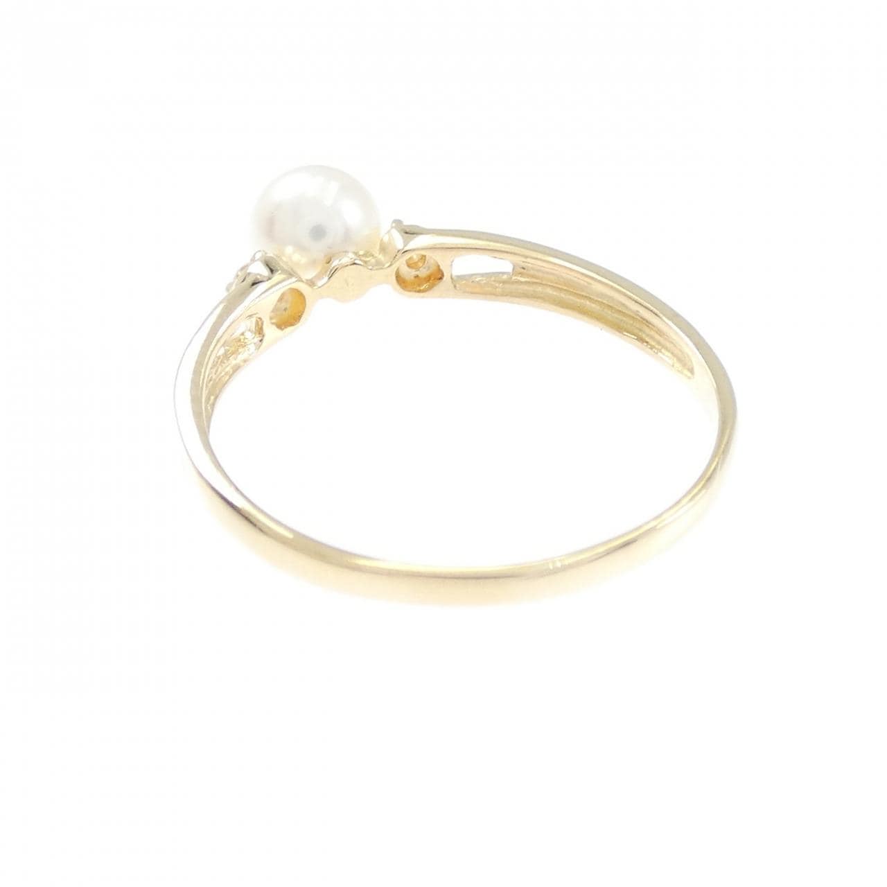K18YG アコヤパール リング 4.7mm