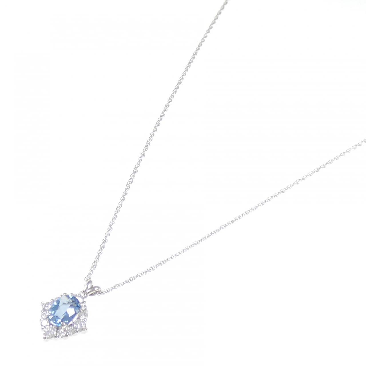 PT900/PT850 アクアマリン ネックレス 0.69CT