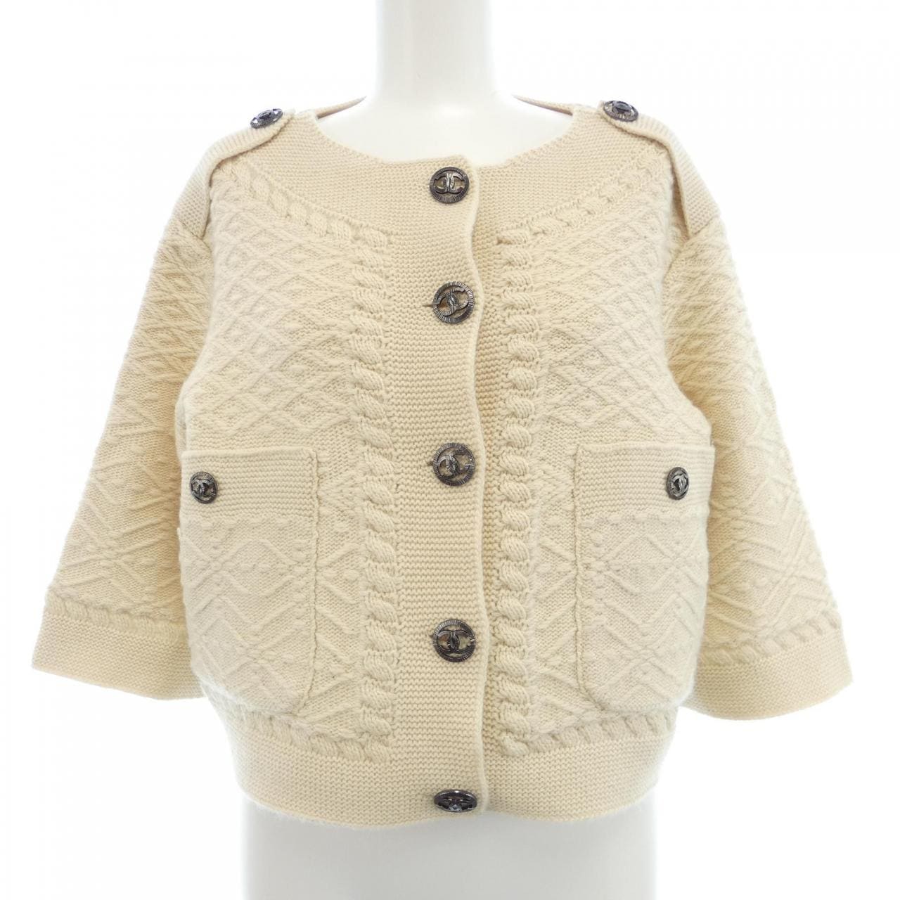 シャネル CHANEL ノーカラージャケット