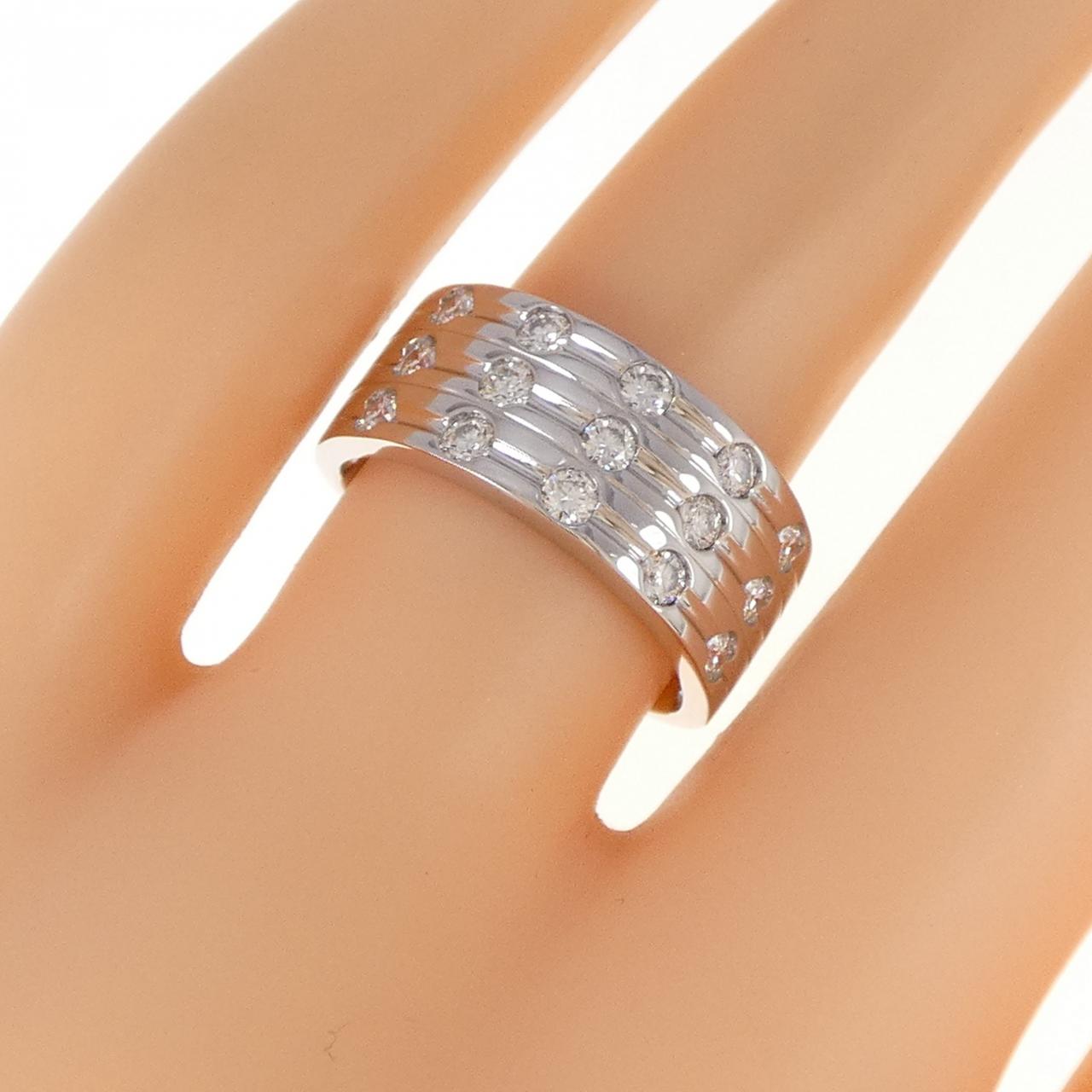 PT950 ダイヤモンド リング 0.50CT