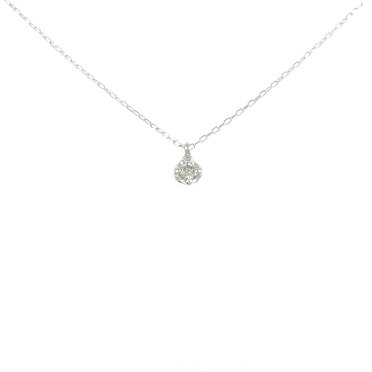 K10WG ダイヤモンド ネックレス 0.05CT