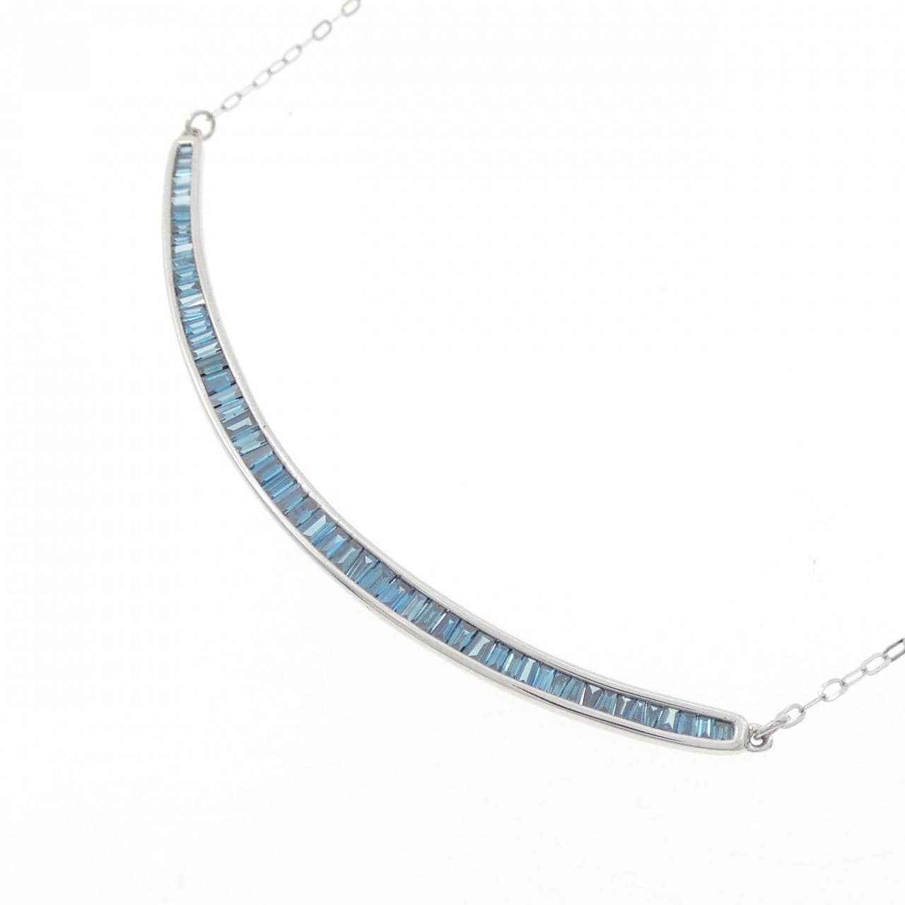 K18WG ダイヤモンド ネックレス 0.60CT