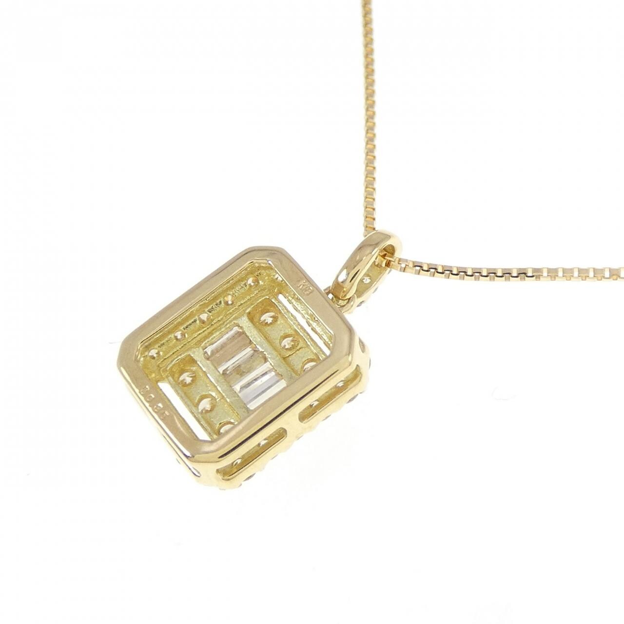 【新品】K18YG ダイヤモンド ネックレス 0.35CT