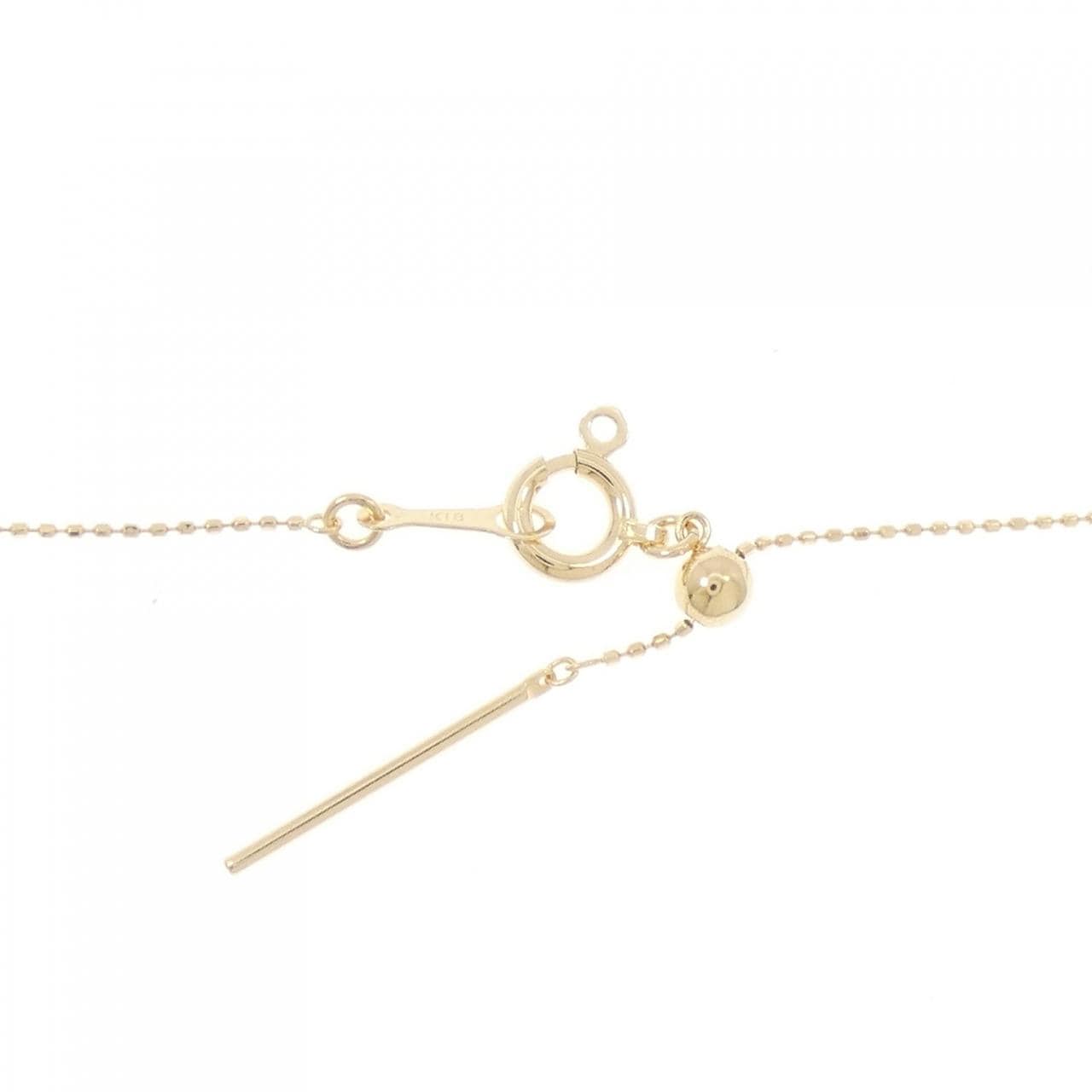 K18YG バタフライ ネックレス