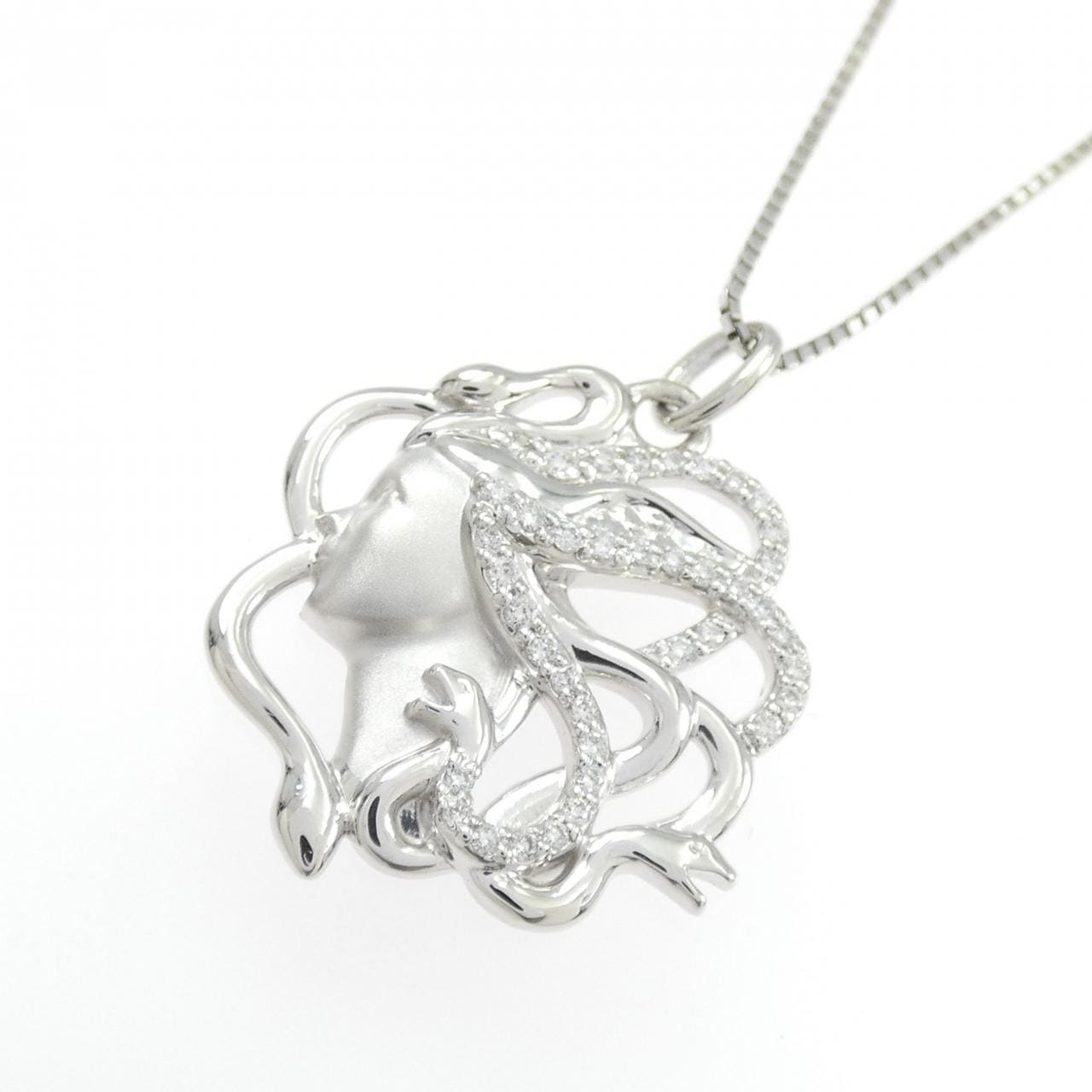 PT900/PT850 ダイヤモンド ネックレス 0.16CT