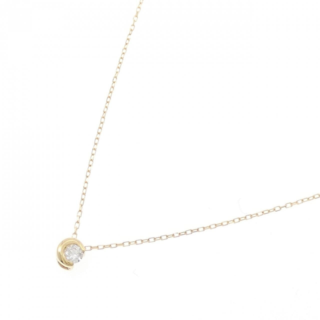 K18YG ダイヤモンド ネックレス 0.10CT