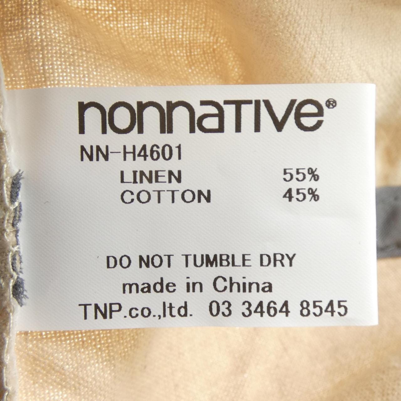 ノンネイティブ NONNATIVE NN-H4601 キャップ