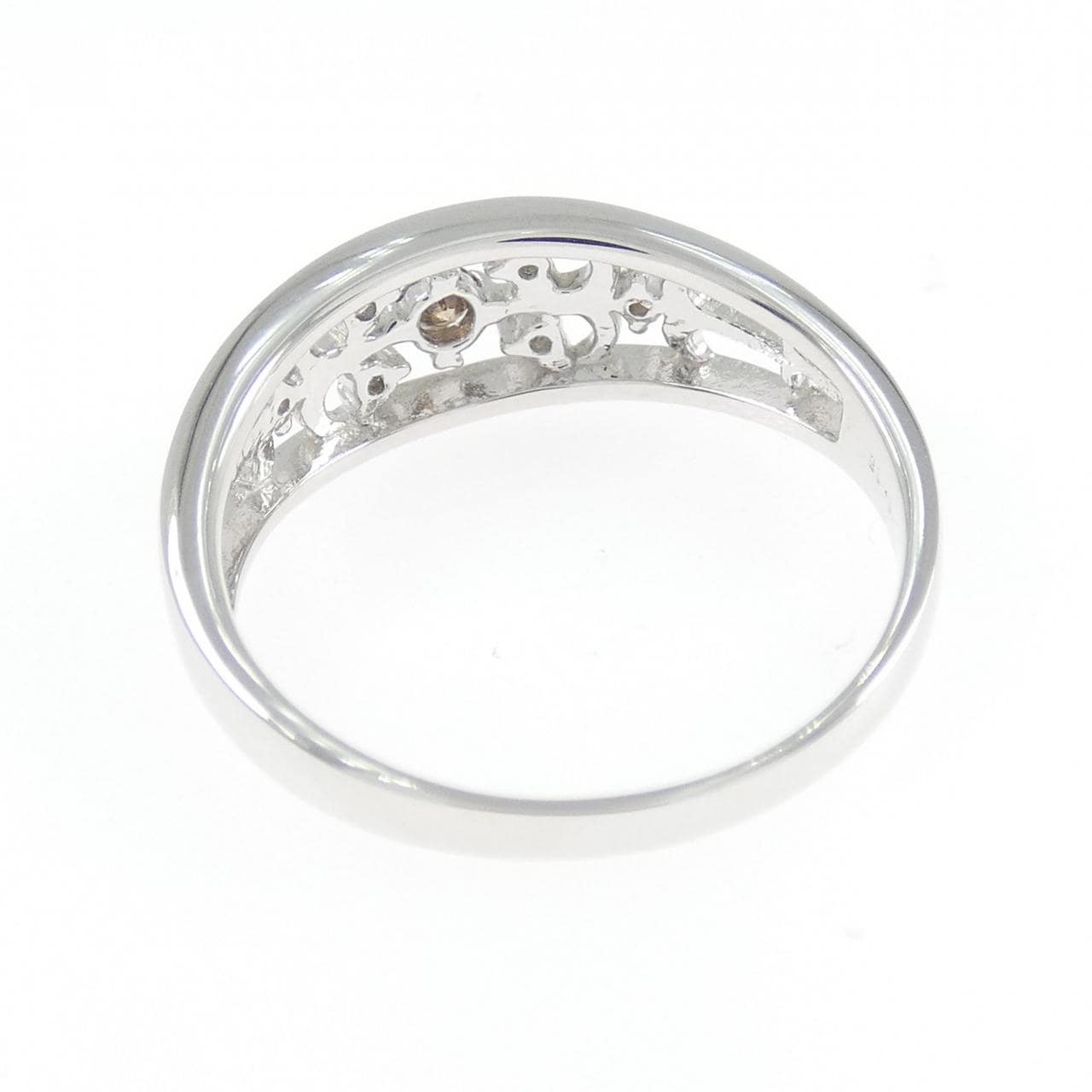 K14WG ダイヤモンド リング 0.15CT