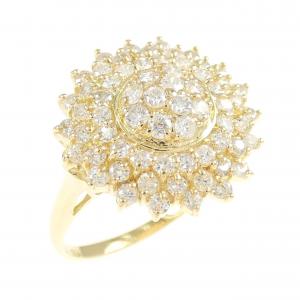 K18YG ダイヤモンド リング 1.01CT