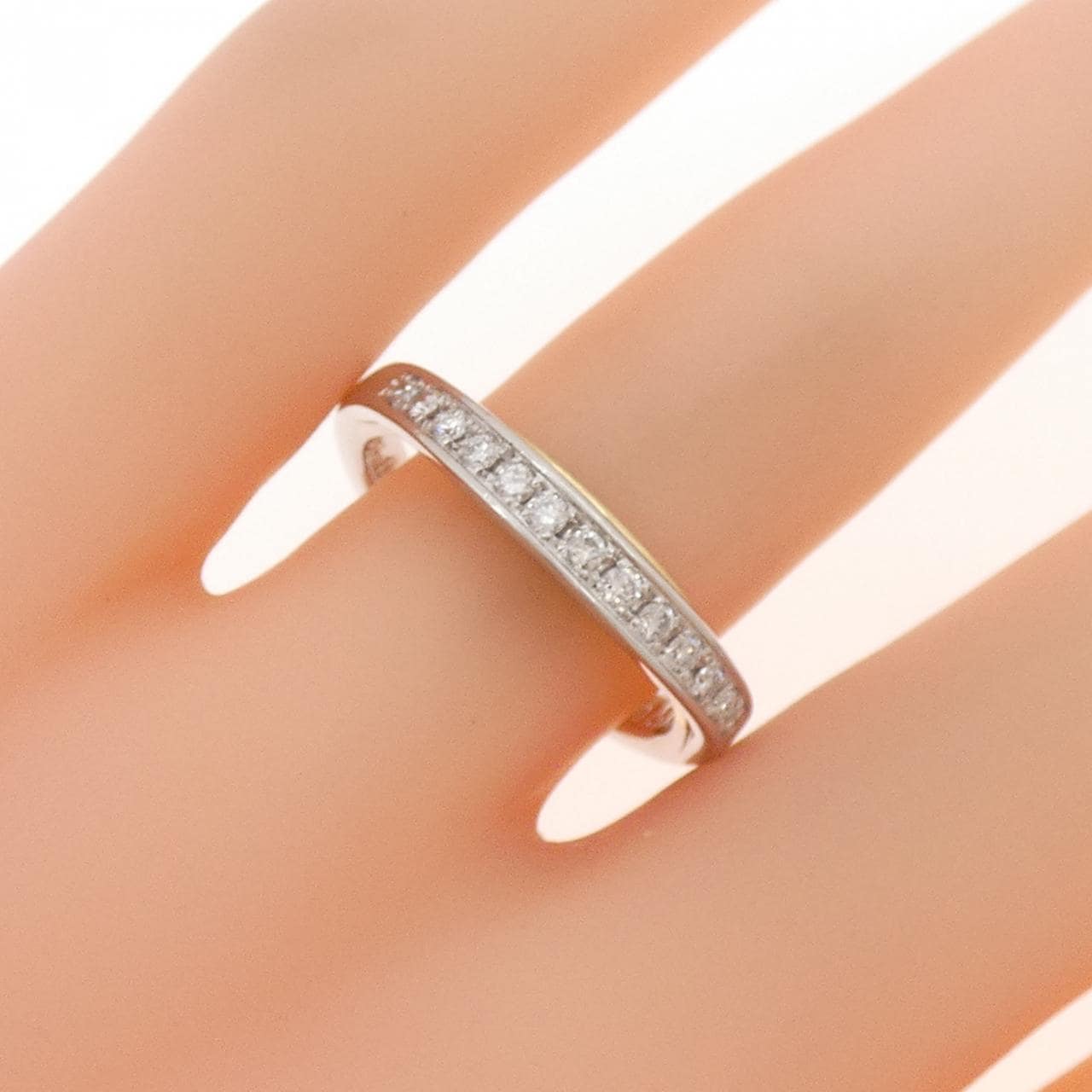 PT900/K18YG Diamond Ring 0.17CT