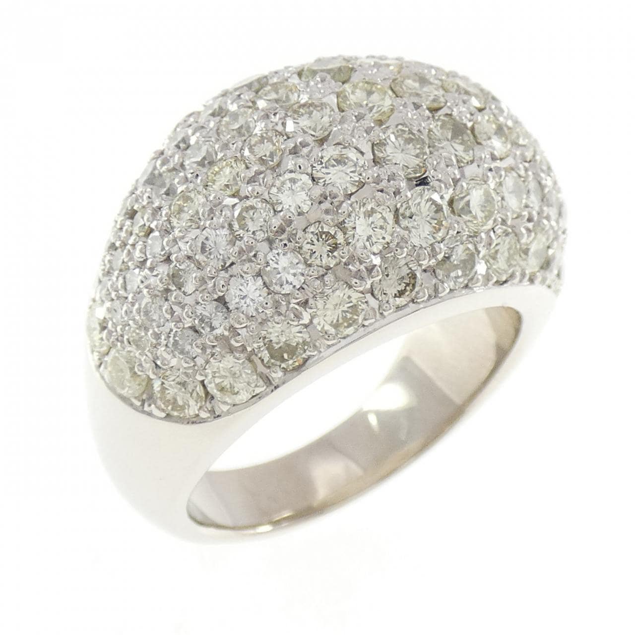 PT900 パヴェ ダイヤモンド リング 5.87CT
