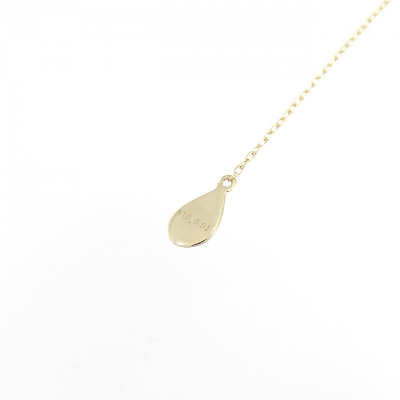 K10YG ダイヤモンド ネックレス 0.01CT