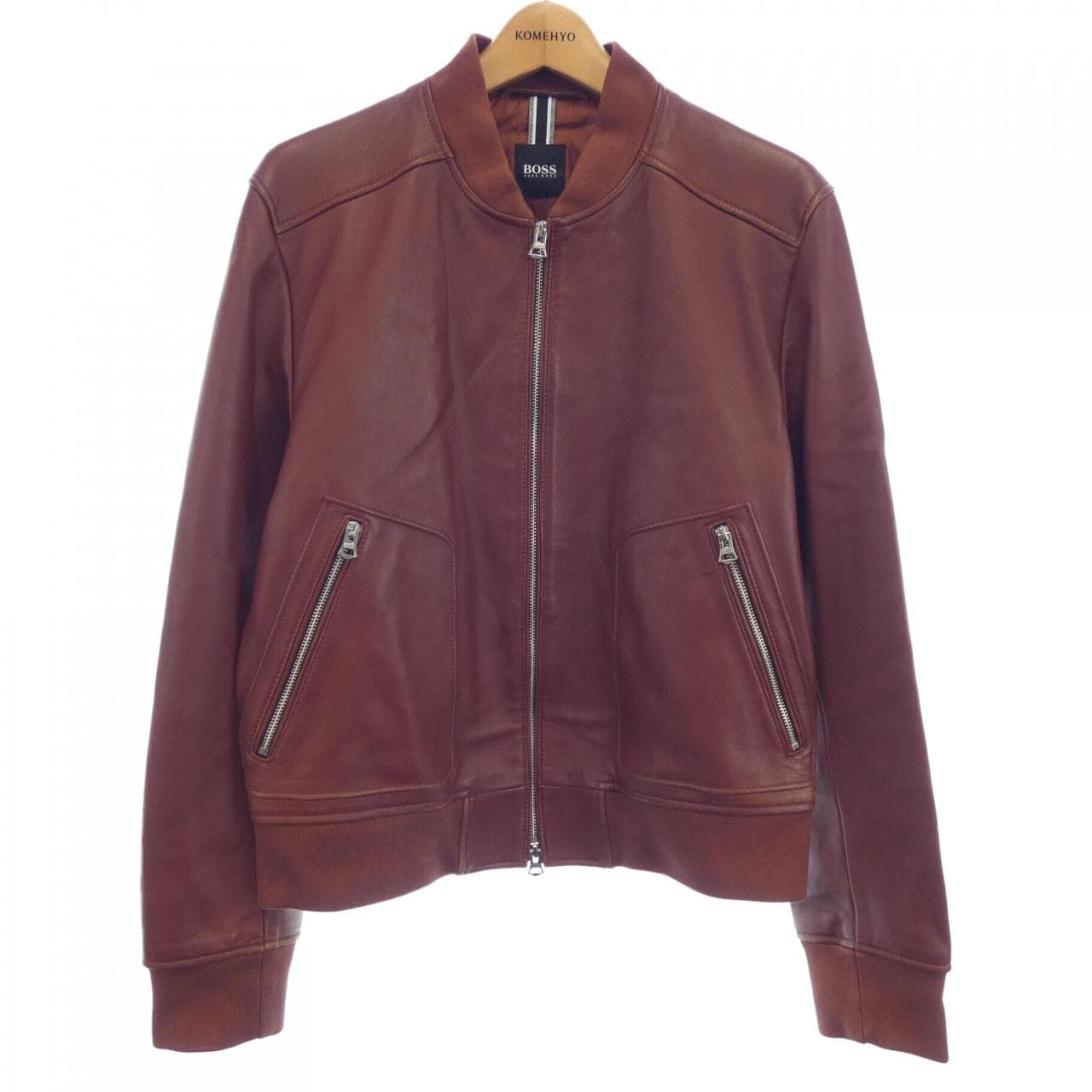 BOSS leather jacket