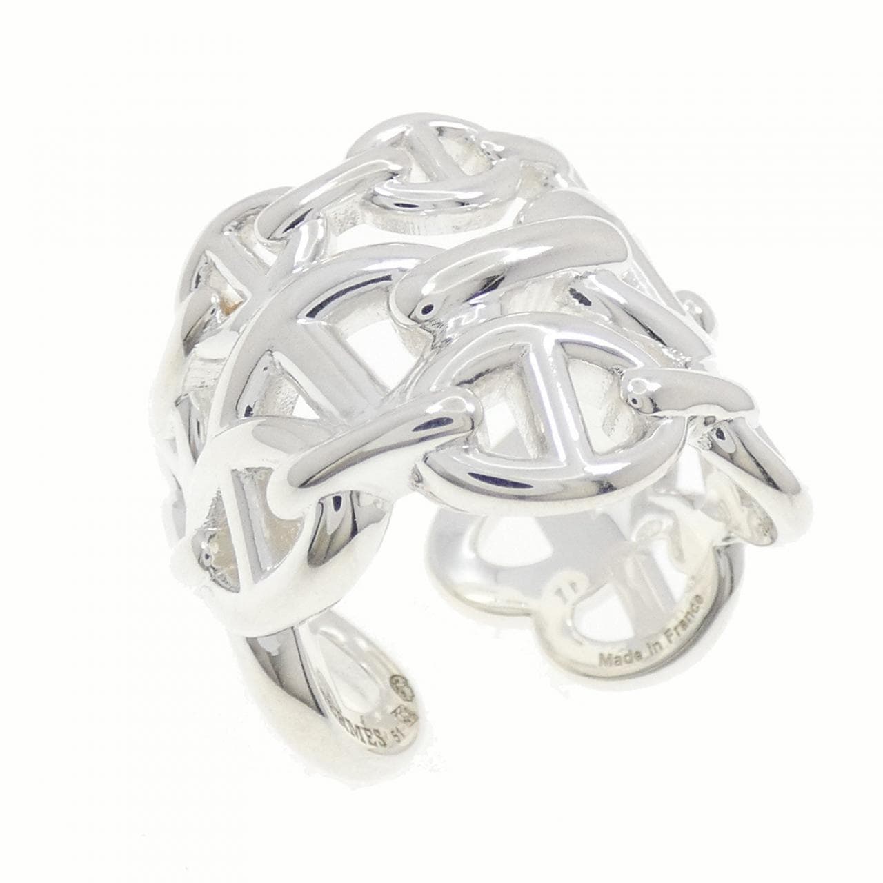 HERMES Chène d'Angle Anchenée Ring