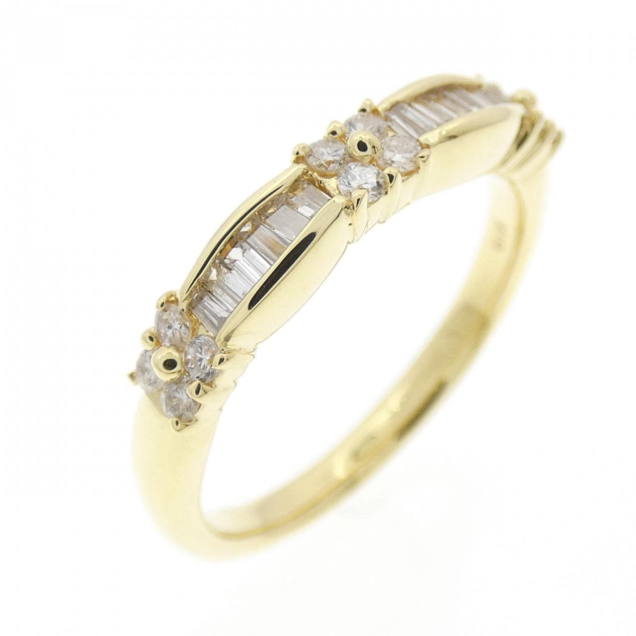 K18YG ダイヤモンド リング 0.35CT