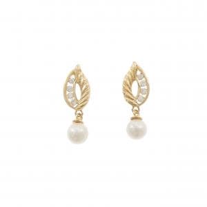 K18YG アコヤパール ピアス 5.1mm