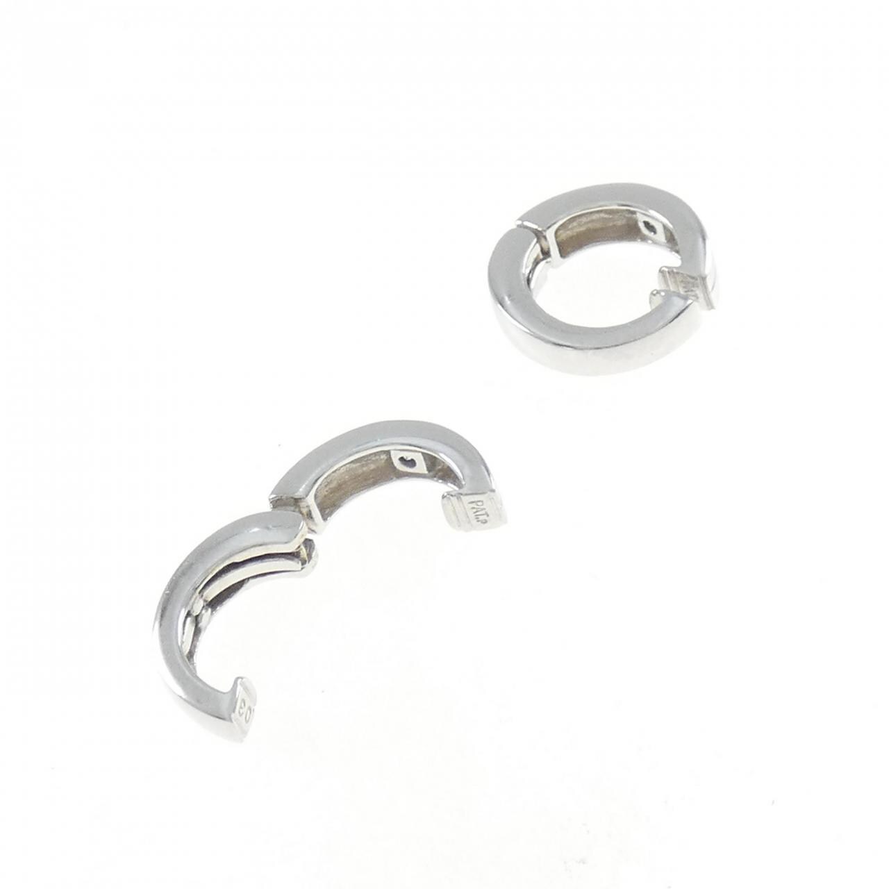K14WG ダイヤモンド イヤリング 0.06CT