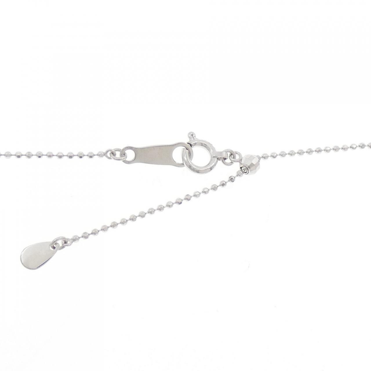 K18WG ダイヤモンド ネックレス 0.80CT