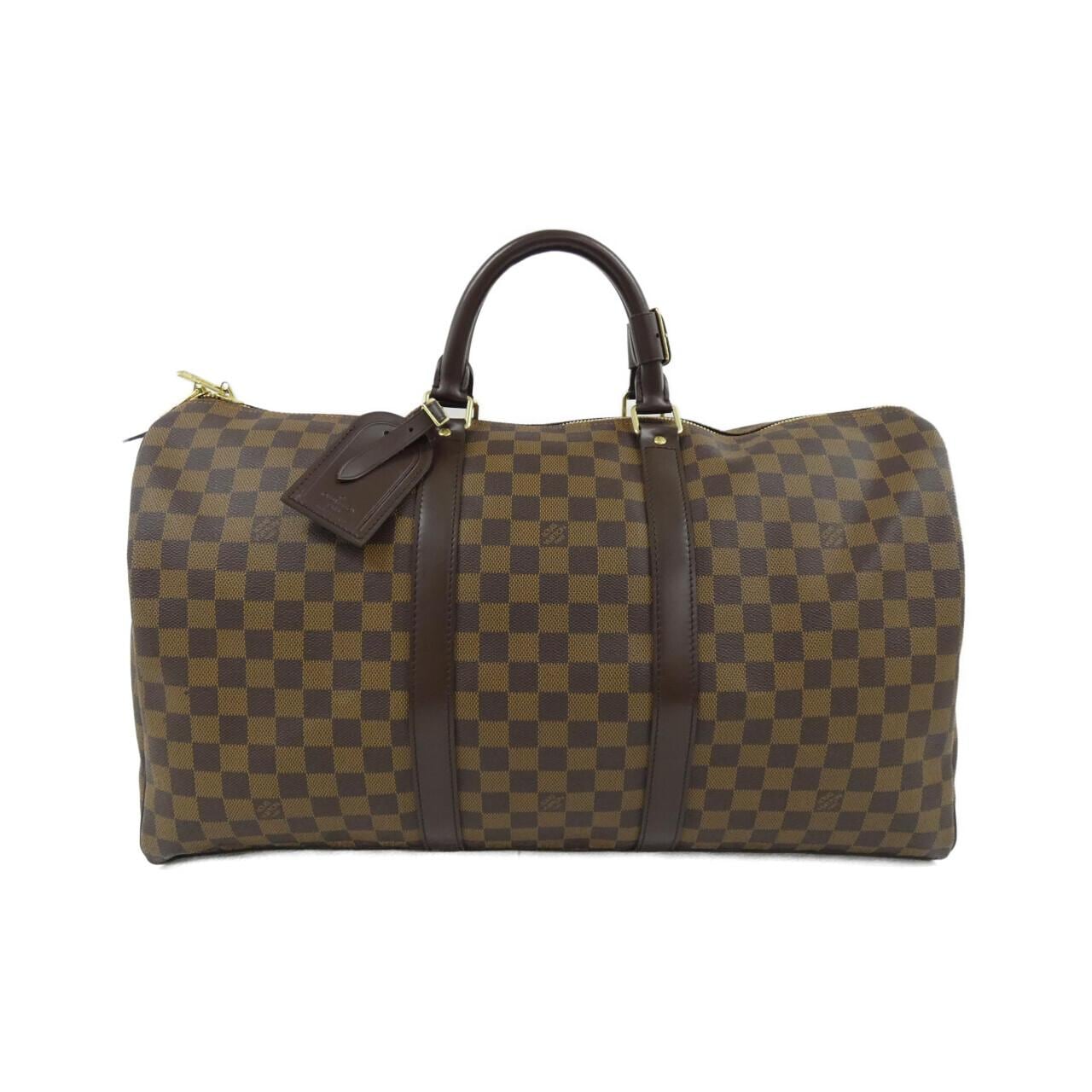 LOUIS VUITTON Damier Keepall 50 厘米 N41427 波士顿包