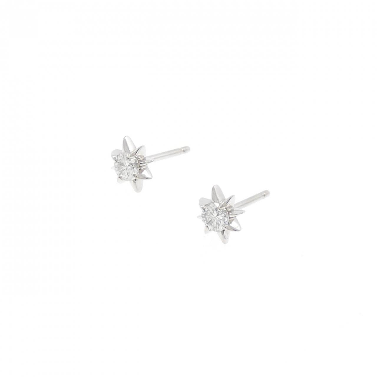 スタージュエリー ダイヤモンド ピアス 0.12CT