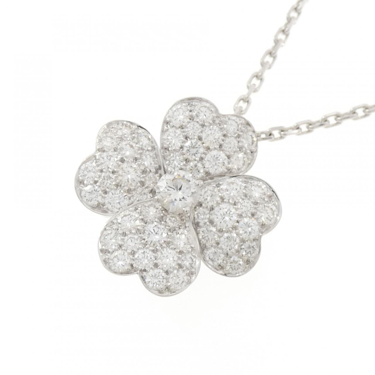 ヴァンクリーフ&アーペル コスモス クリップペンダント ミディアム ネックレス