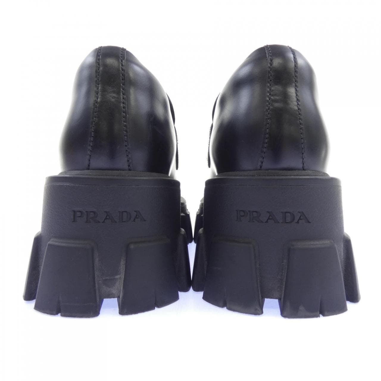 プラダ PRADA モノリス ローファー トライアングルロゴ 1D649M シューズ