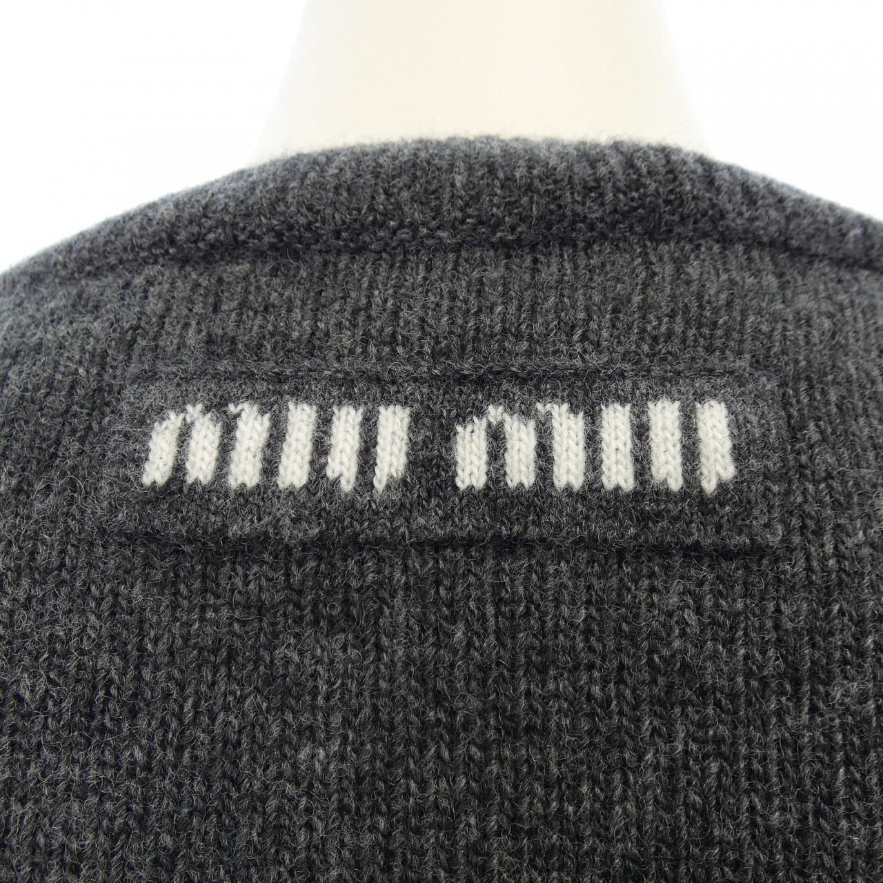 MIU MIU Miu logo DNA02T SOOO 13WS cardigan