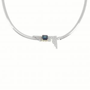 ジュエル スタジオ インディゴライトトルマリン ネックレス 4.00CT