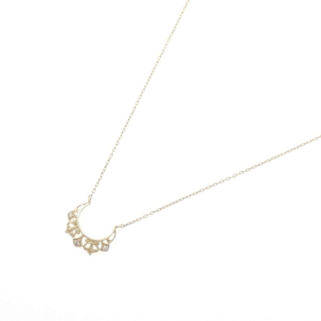 K10YG ダイヤモンド ネックレス 0.026CT