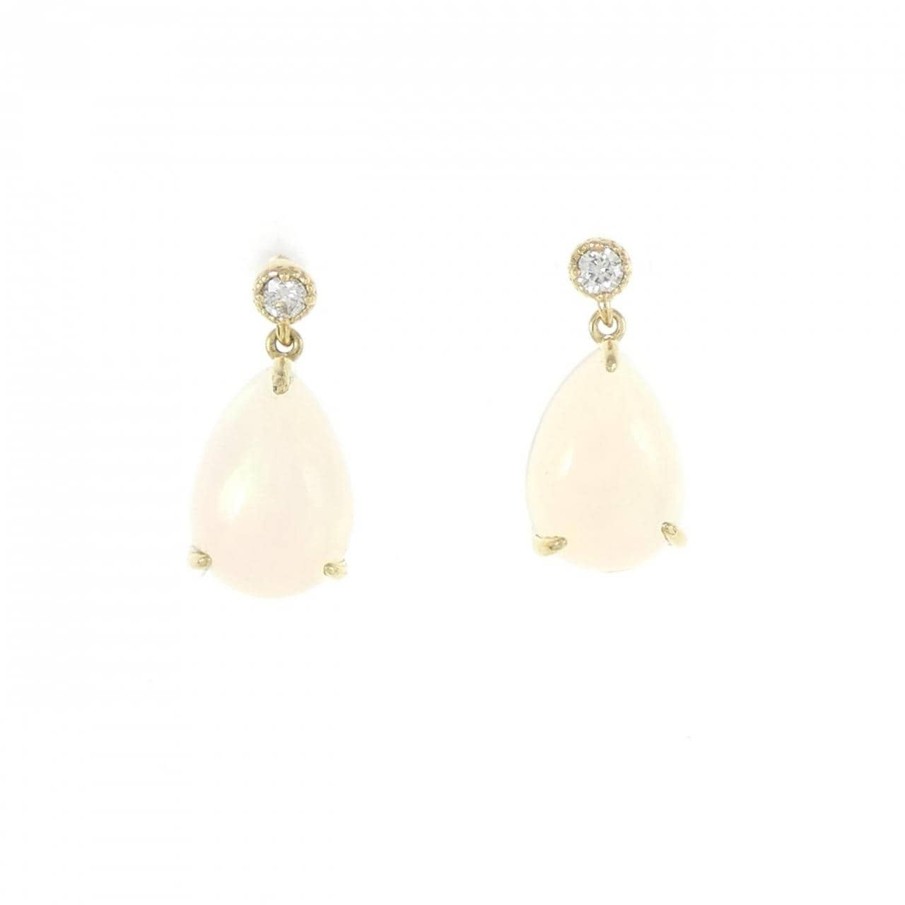 [BRAND NEW] K18YG OPAL Earrings 2.49CT