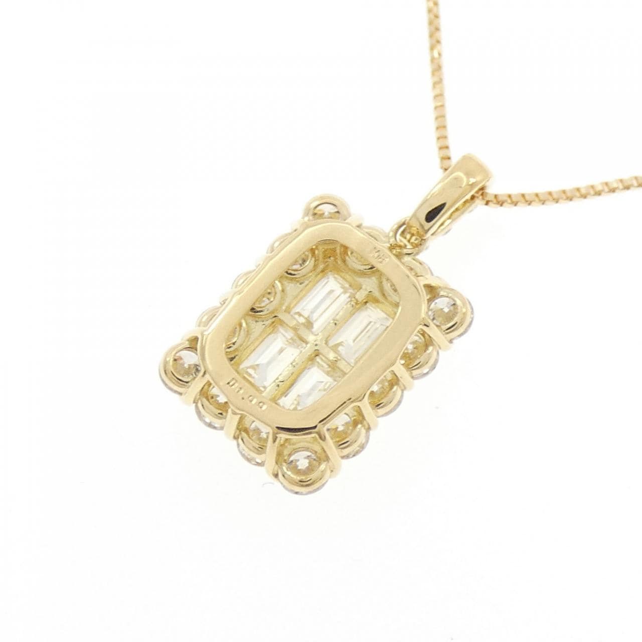 【新品】K18YG ダイヤモンド ネックレス 1.00CT