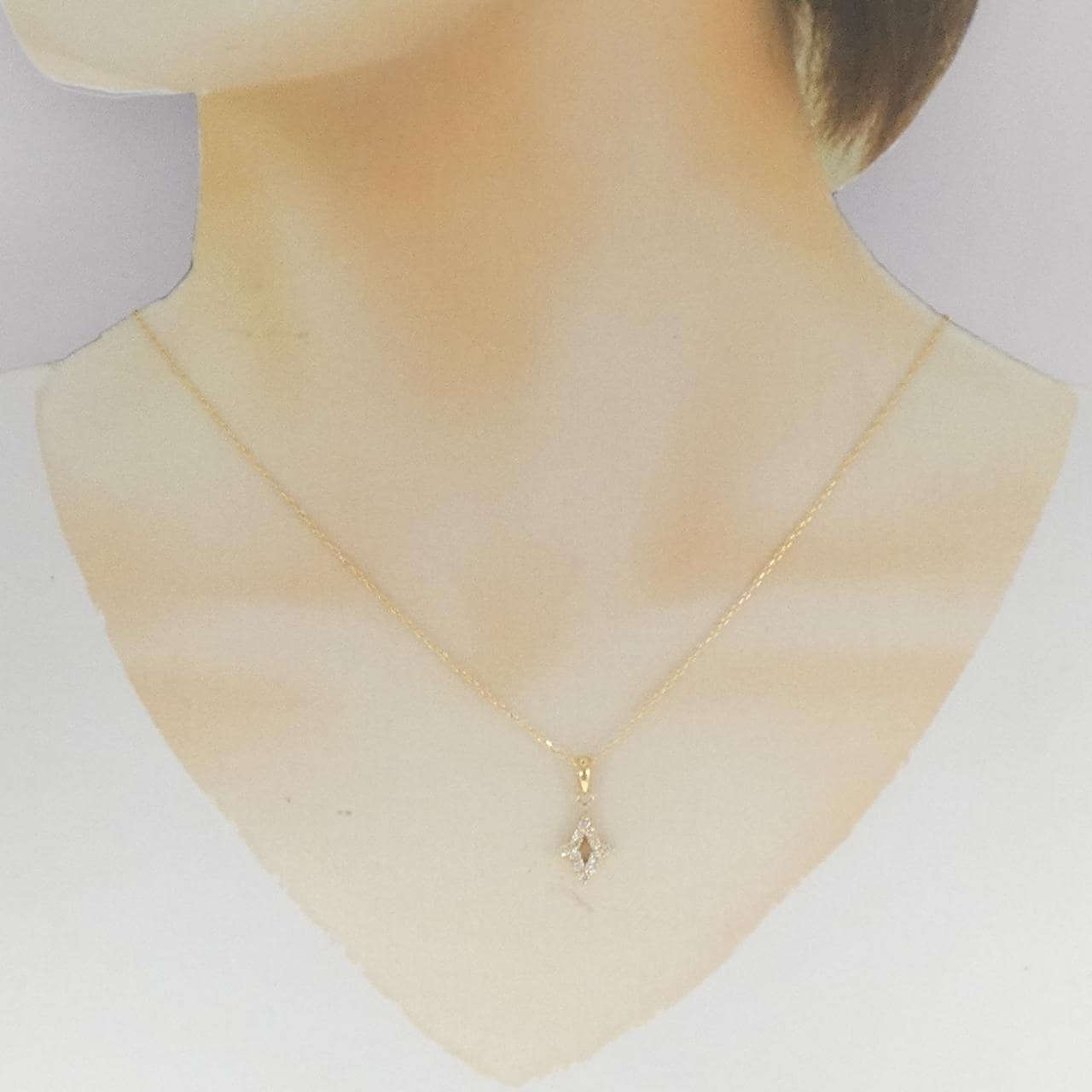 K18YG ダイヤモンド ネックレス 0.25CT