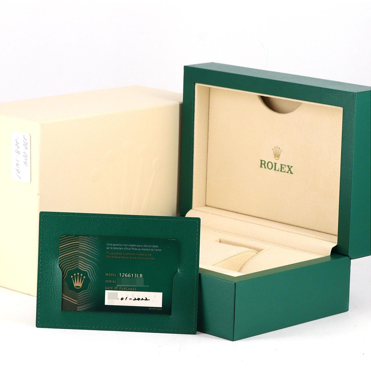 ロレックス サブマリーナーデイト 126613LB SSxYG 自動巻 ランダム番